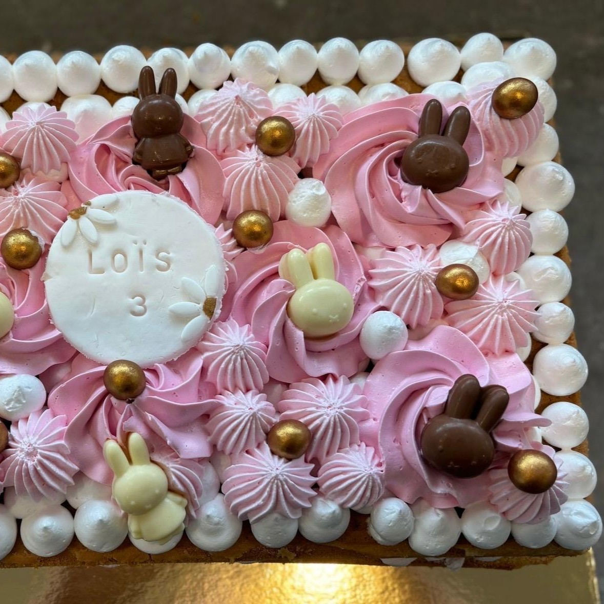 nijntje taart vierkant